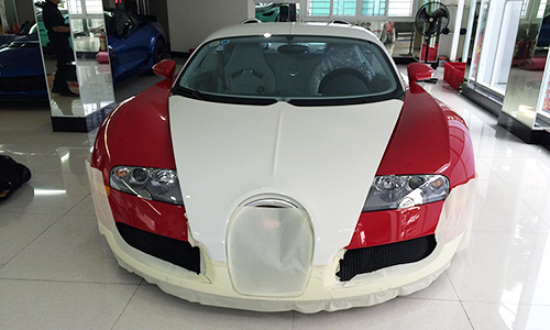 Minh nhựa đón thợ Nhật về “tút” siêu xe Bugatti gần 50 tỷ 